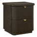 Lina Bedside Table - Smoked Oak