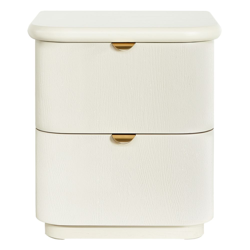 Lina Bedside Table - Ivory