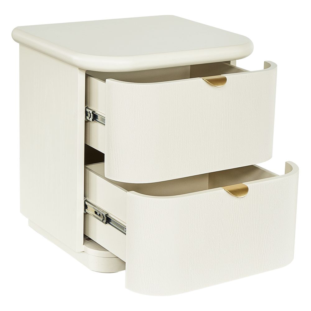 Lina Bedside Table - Ivory