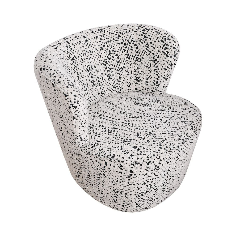 Alberta Swivel Chair - Ivory Weave