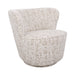 Alberta Swivel Chair - Oyster Jacquard