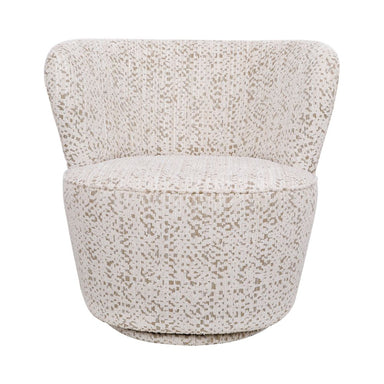 Alberta Swivel Chair - Oyster Jacquard