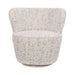 Alberta Swivel Chair - Oyster Jacquard