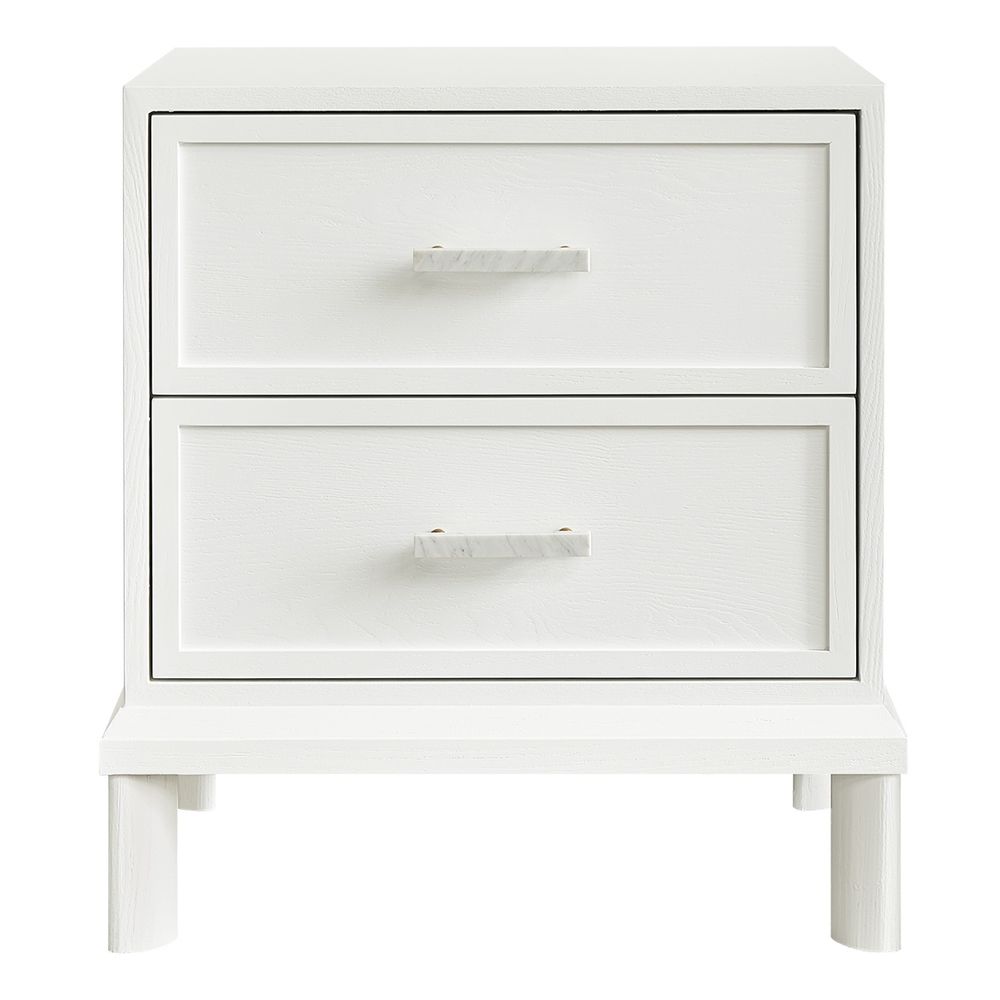 Jill Bedside Table - White