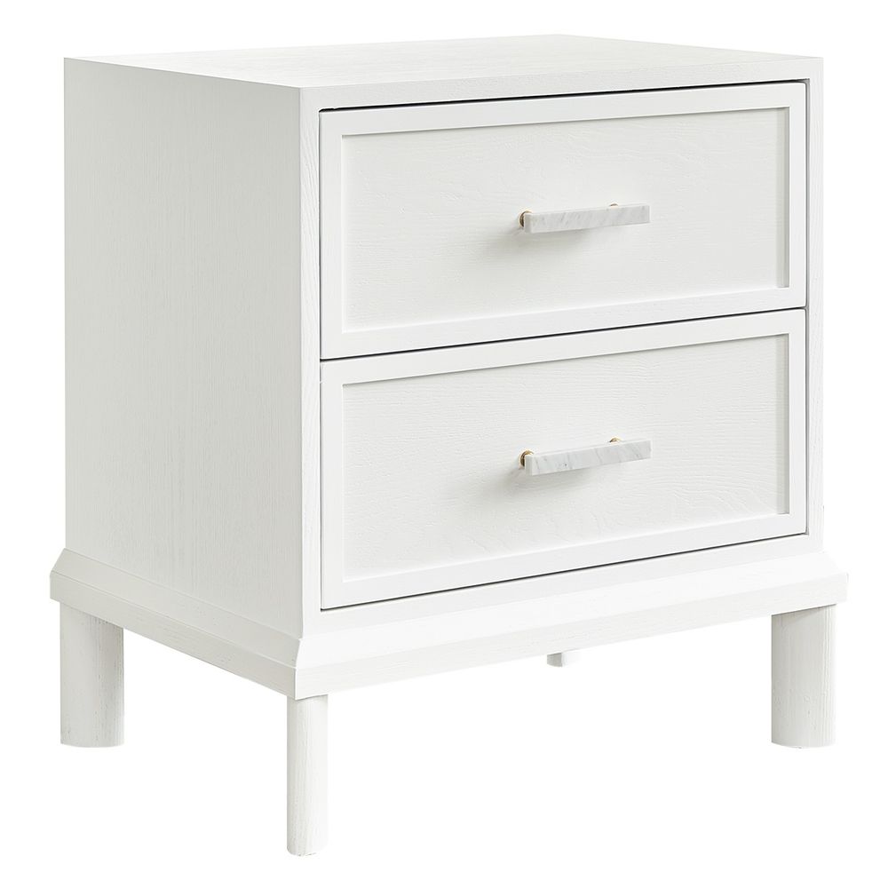 Jill Bedside Table - White