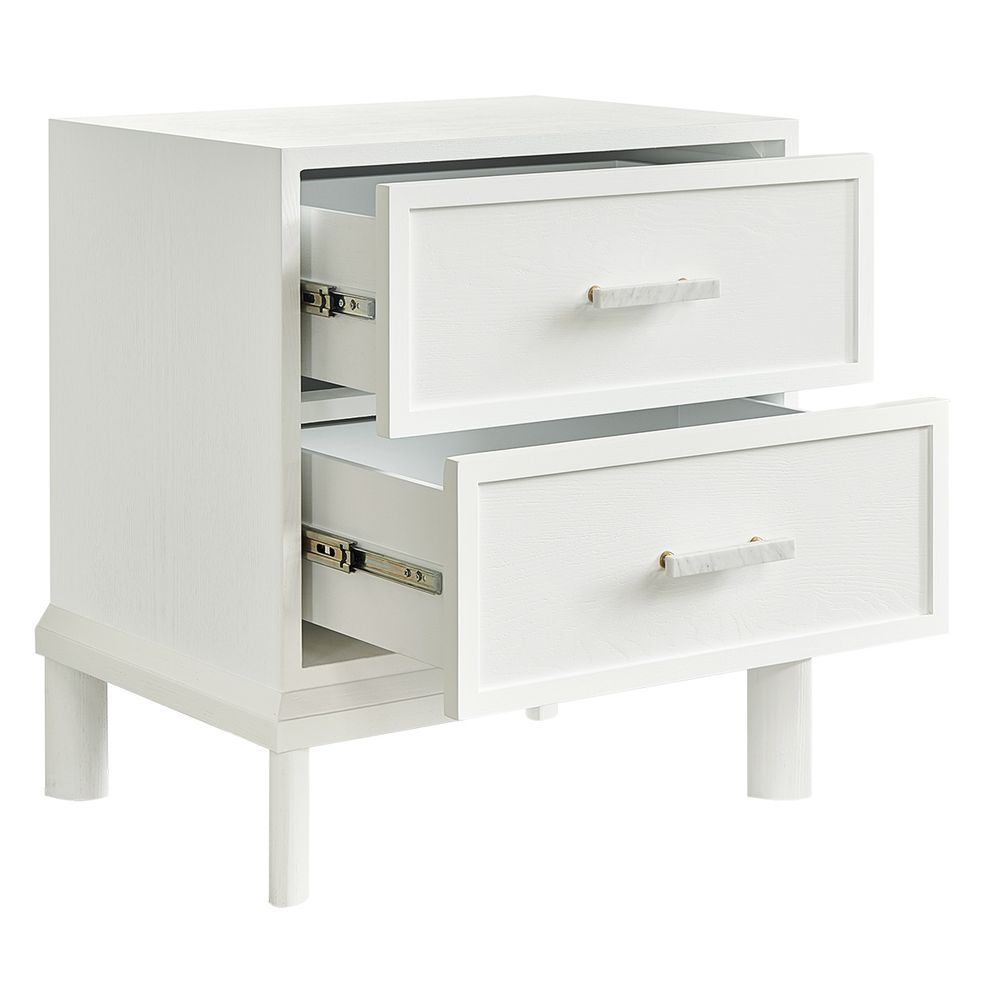 Jill Bedside Table - White
