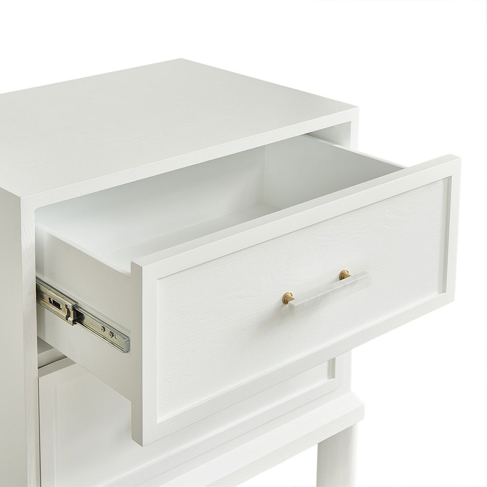 Jill Bedside Table - White