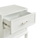Jill Bedside Table - White