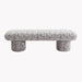 Eleanor Bench Ottoman - Charcoal Jacquard