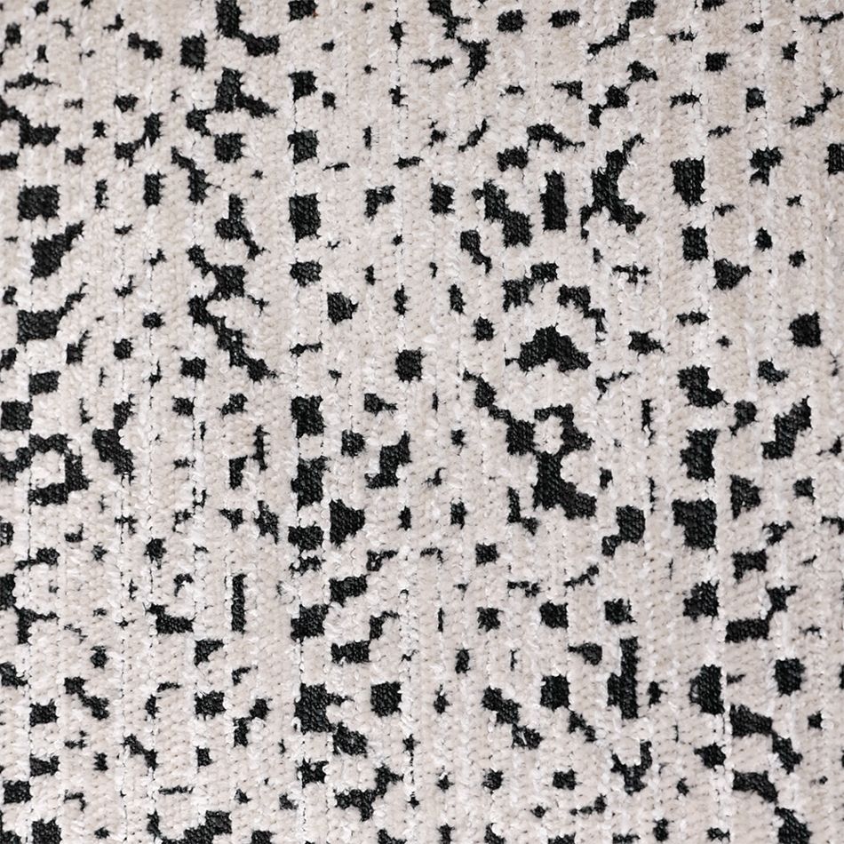 Eleanor Bench Ottoman - Charcoal Jacquard