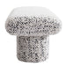 Eleanor Bench Ottoman - Charcoal Jacquard