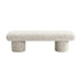 Eleanor Bench Ottoman - Oyster Jacquard