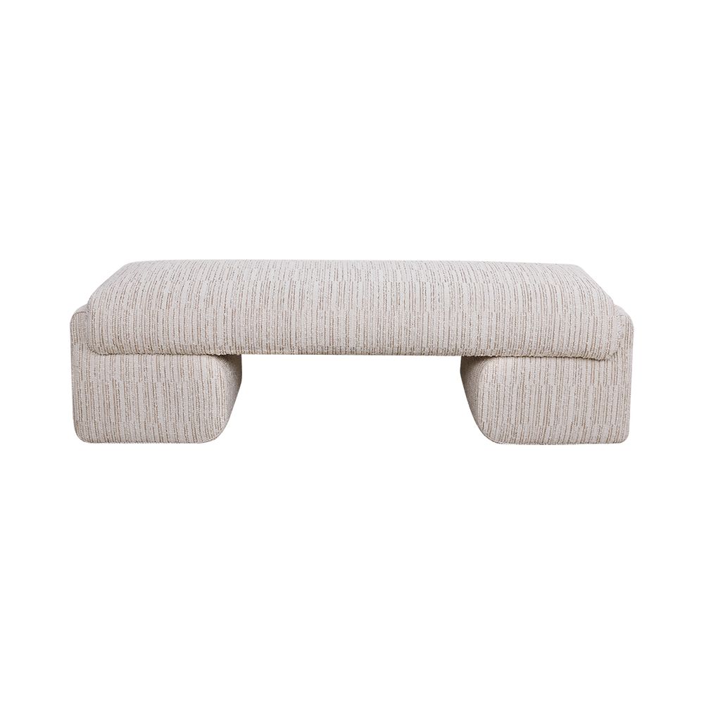 Cairo Bench Ottoman - Ivory Weave