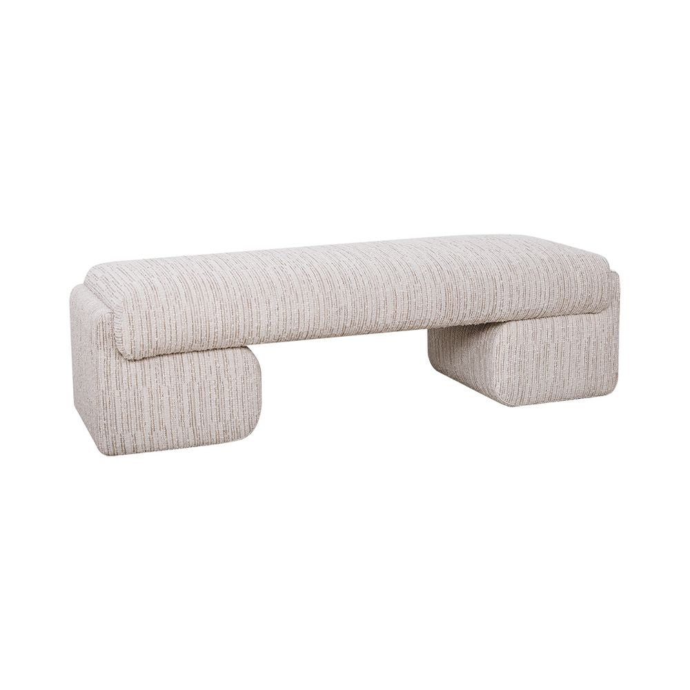 Cairo Bench Ottoman - Ivory Weave