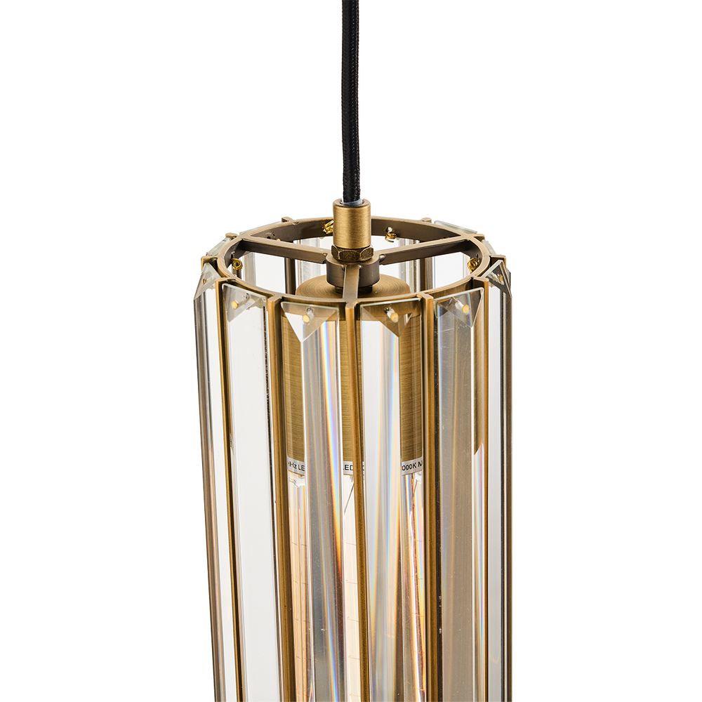 Alana Crystal Pendant - 1 Globe
