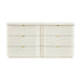 Lina 6 Drawer Chest - Ivory