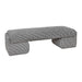 Cairo Bench Ottoman - Houndstooth