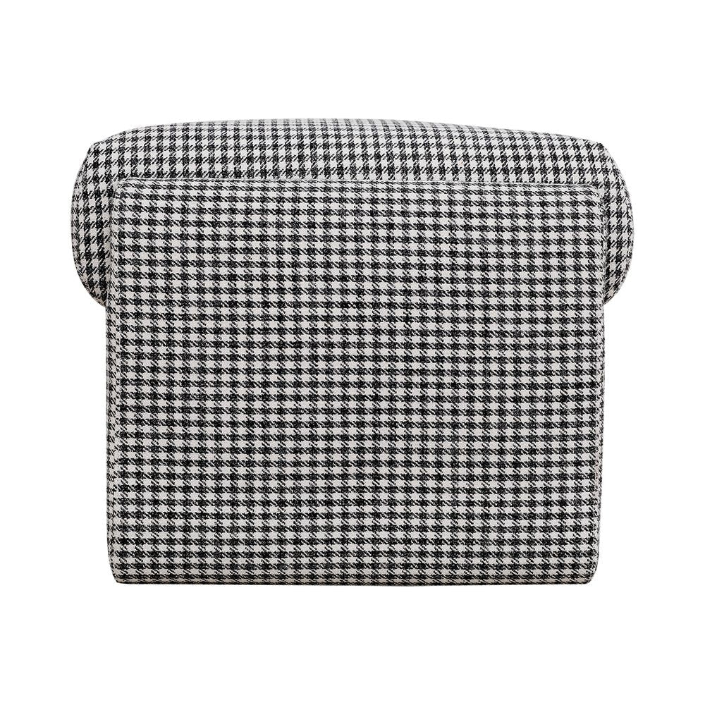 Cairo Bench Ottoman - Houndstooth