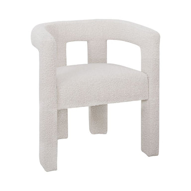 Lorenzo Arm Chair - Ivory Boucle