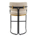 Charly Kitchen Stool – Beige Vegan Leather
