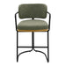 Charly Kitchen Stool – Olive Green Vegan Leather