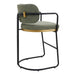 Charly Kitchen Stool – Olive Green Vegan Leather