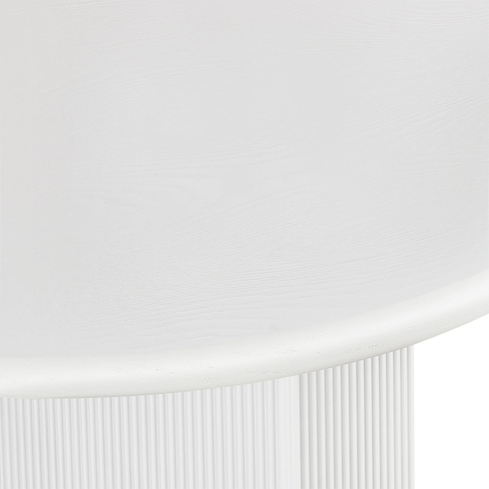 Brunella Oval Dining Table - 2.4m White