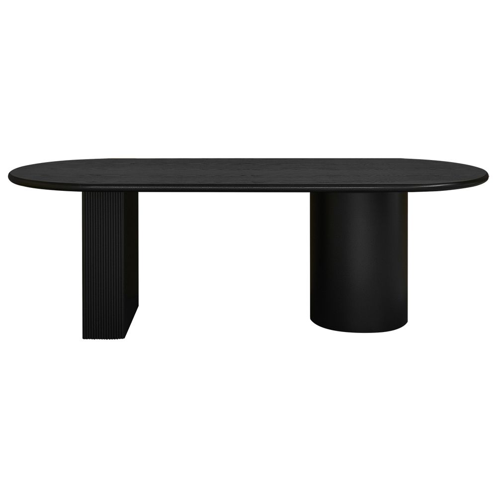 Brunella Oval Dining Table - 2.4m Black