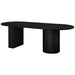 Brunella Oval Dining Table - 2.4m Black