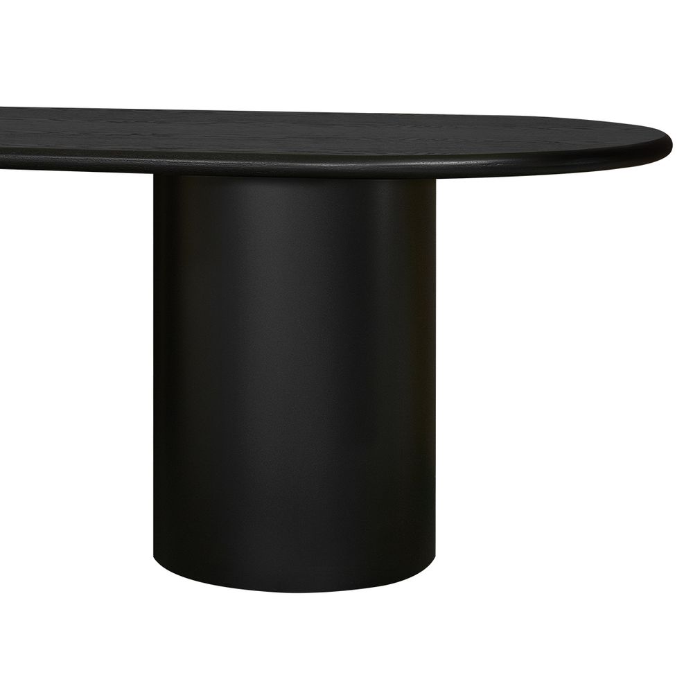 Brunella Oval Dining Table - 2.4m Black