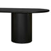Brunella Oval Dining Table - 2.4m Black