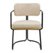 Charly Dining Chair – Beige Vegan Leather