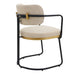 Charly Dining Chair – Beige Vegan Leather