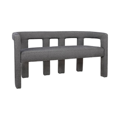 Lorenzo 2 Seater Sofa Bench - Granite