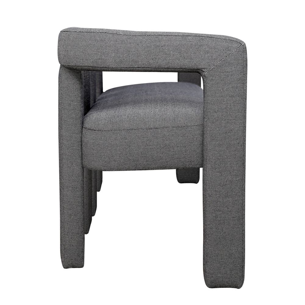 Lorenzo 2 Seater Sofa Bench - Granite