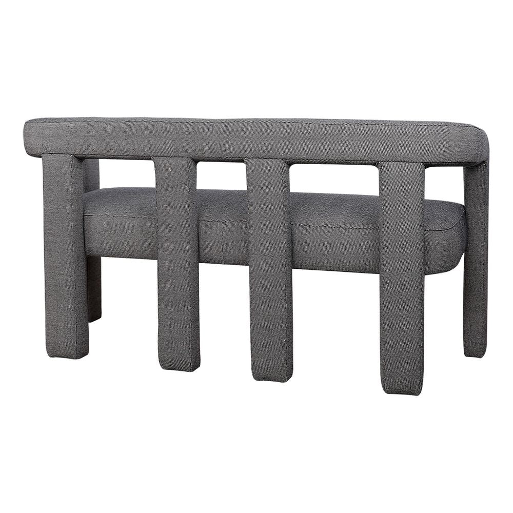 Lorenzo 2 Seater Sofa Bench - Granite