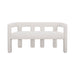 Lorenzo 2 Seater Sofa Bench - Ivory Boucle