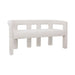 Lorenzo 2 Seater Sofa Bench - Ivory Boucle