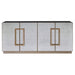 Mira Mirrored Buffet - Antique Gold