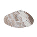 Solstice River Brown Marble Coffee Table - Small Walnut