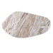Solstice River Brown Marble Coffee Table - Large Walnut