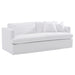 Birkshire 3 Seater Slip Cover Sofa - White Linen