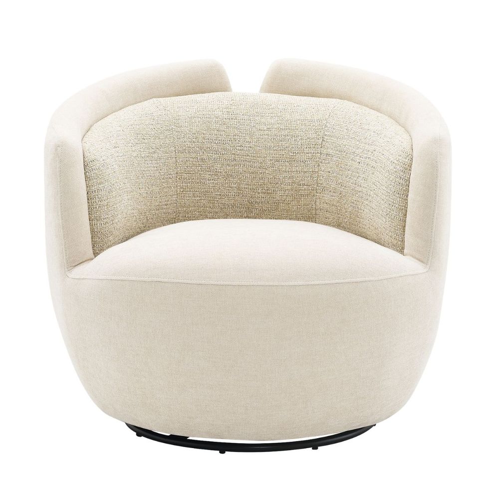 Pasadena Swivel Arm Chair - Ecru