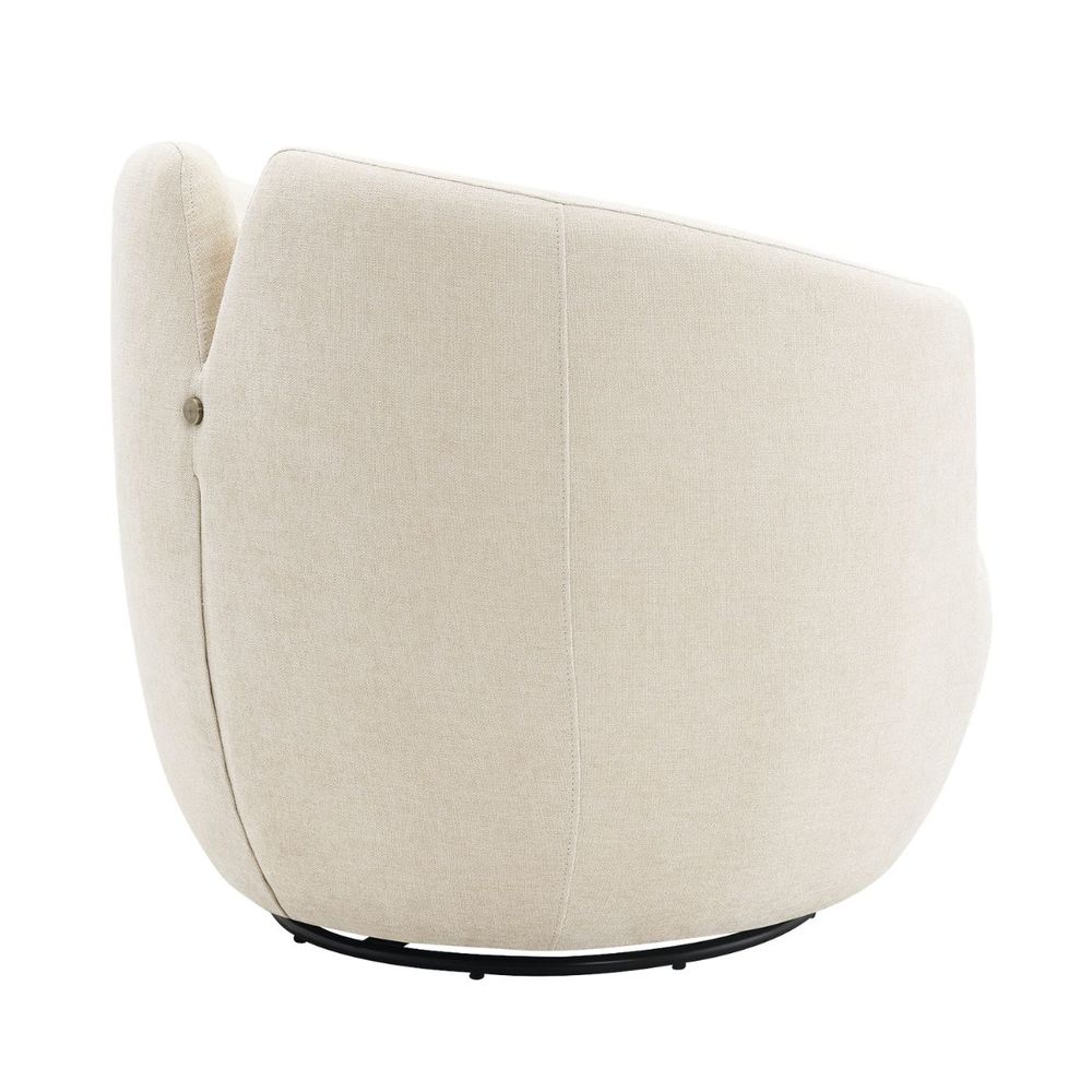 Pasadena Swivel Arm Chair - Ecru