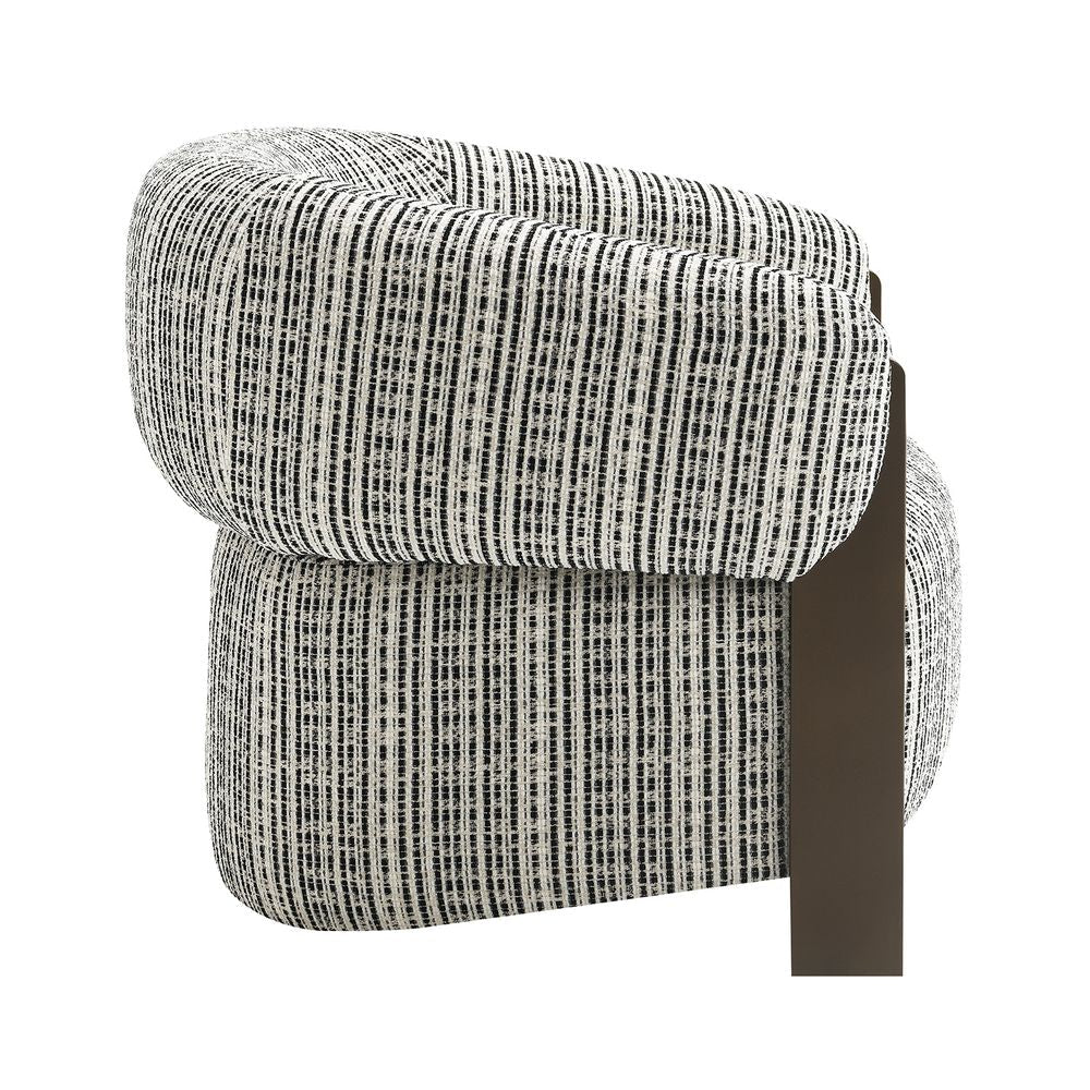 Napa Arm Chair - Black & White