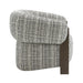 Napa Arm Chair - Black & White