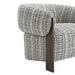Napa Arm Chair - Black & White