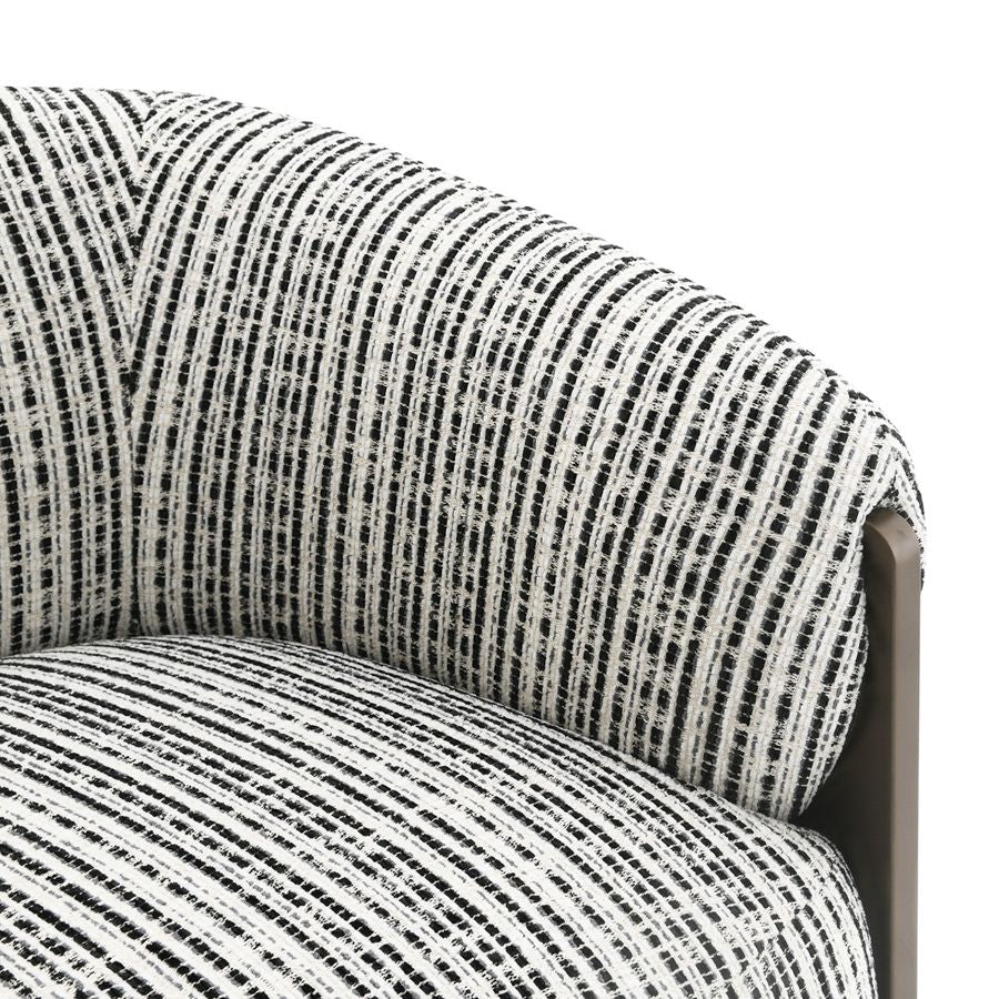 Napa Arm Chair - Black & White