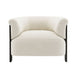 Arcadia Arm Chair - Ivory Chenille