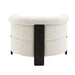 Arcadia Arm Chair - Ivory Chenille